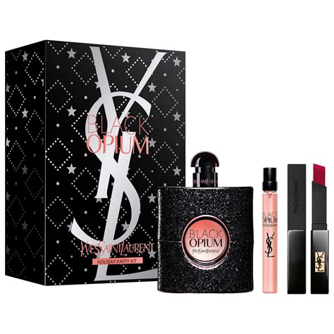 ysl black opium neon gift set|opium gift sets on offer.